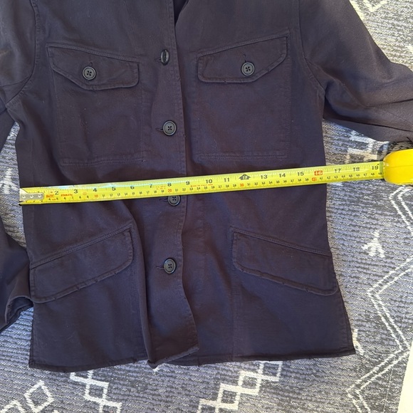 James Perse Shirt Jacket Blazer Utility Pockets Black - Picture 9 of 11